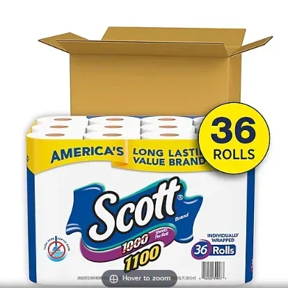 Scott 1100-Sheets, 1-Ply Bath Tissue, 36 ct. - Image 2