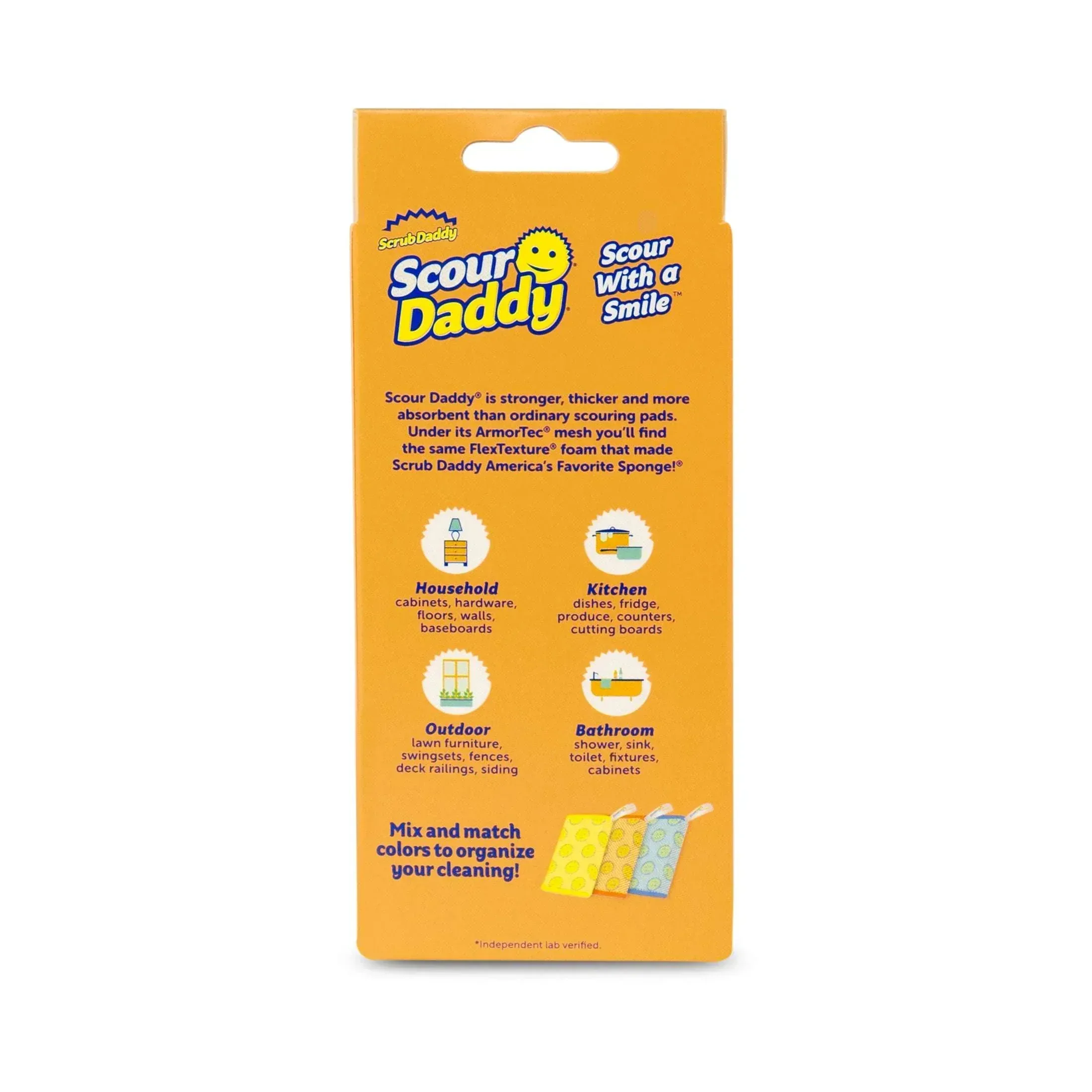 Scrub Daddy Scour Daddy Non-Scratch Scour Pads, 3 Count - Image 4