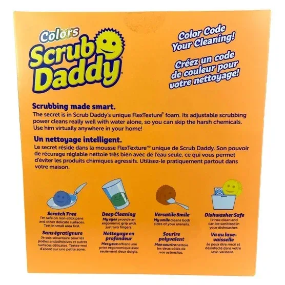 Scrub Daddy Sponges, Colors Variety, 8-count - Image 3