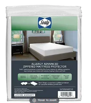 Sealy Allergy Advanced Mattress Protector Twin Size - Image 2