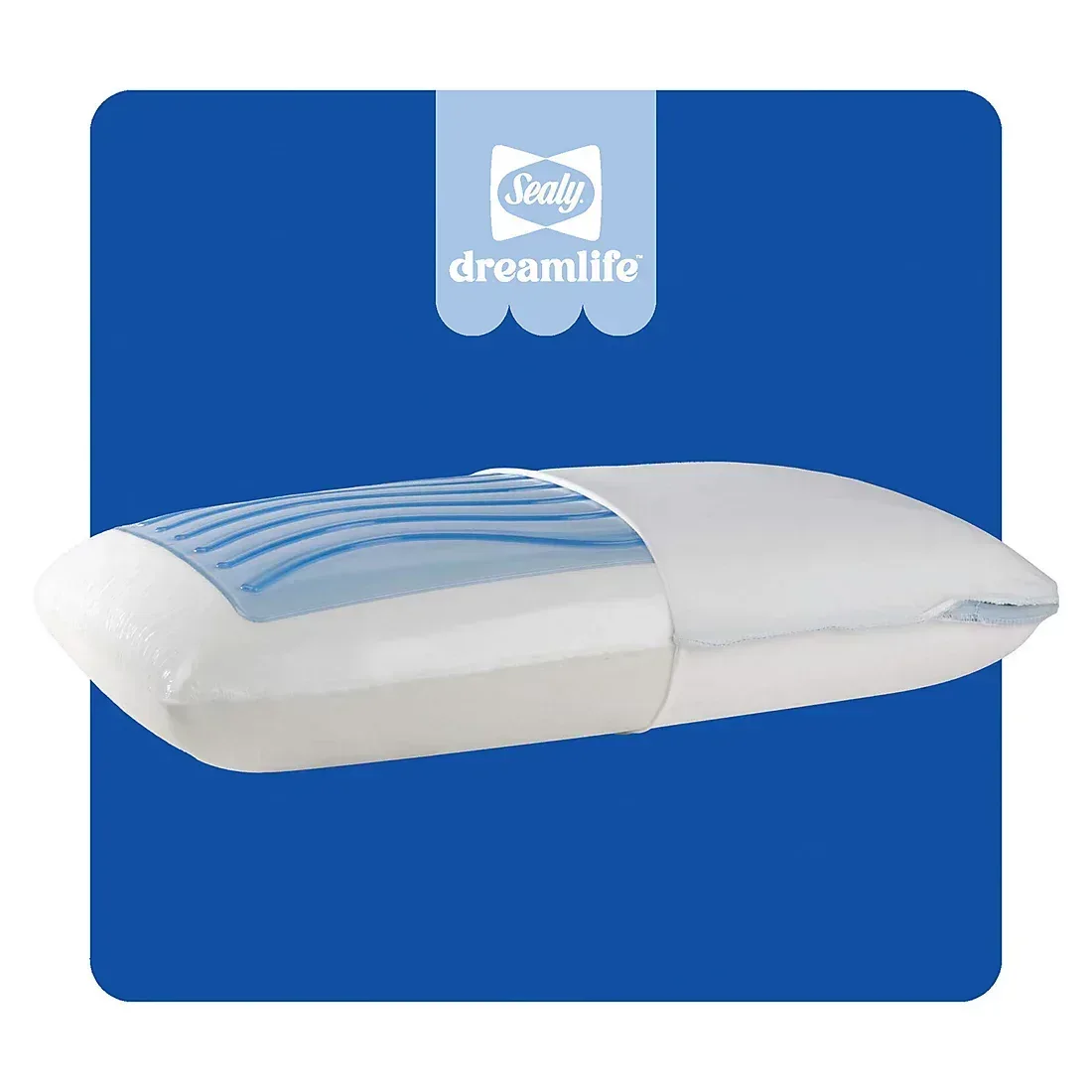 Sealy Dreamlife King Memory Foam Gel Pillows - Image 2