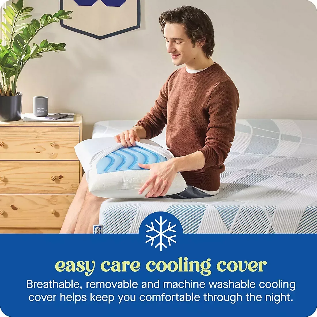 Sealy Dreamlife King Memory Foam Gel Pillows - Image 4