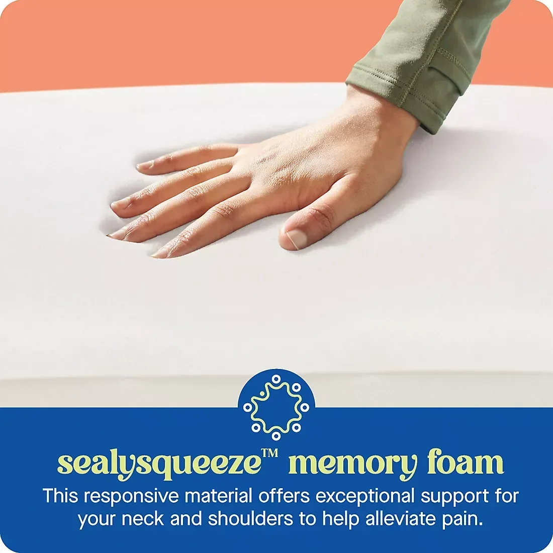 Sealy Dreamlife King Memory Foam Pillow - Image 3