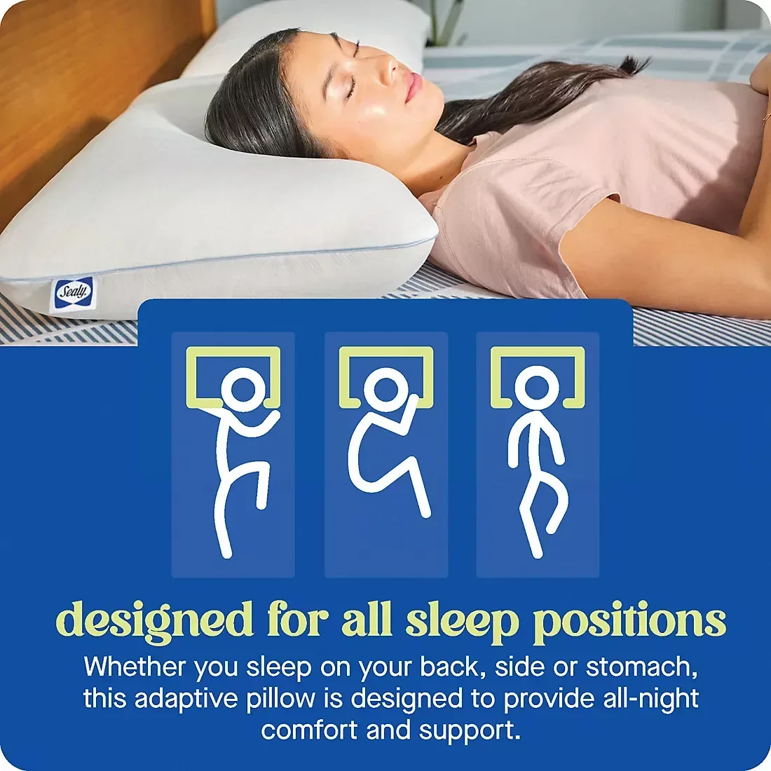 Sealy Dreamlife Standard Memory Foam Pillow - Image 4