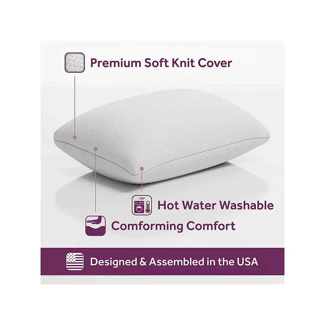 Sealy Fresh Serenity Standard/Queen Pillow, 2 pk. - Image 3