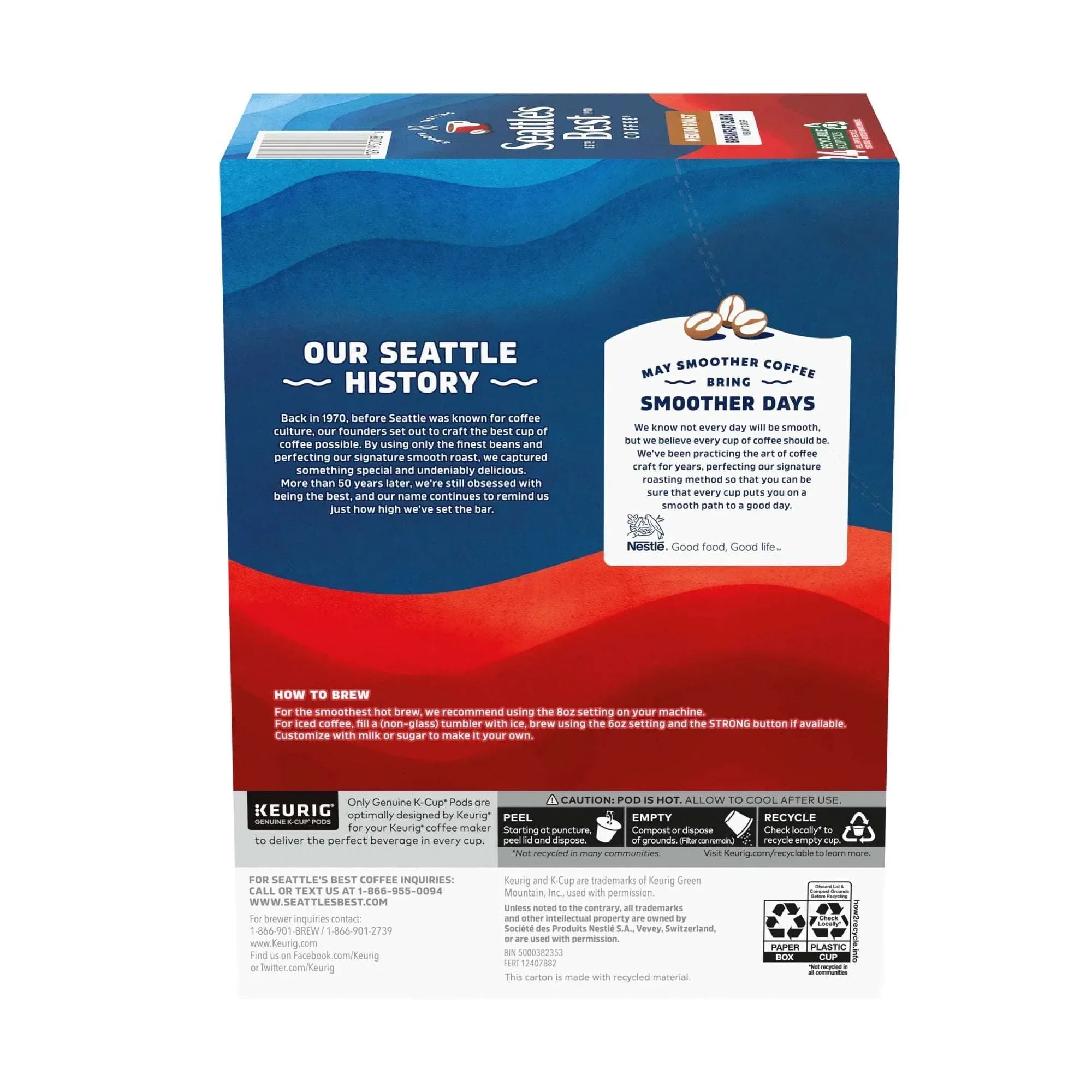 Seattle’s Best Coffee, Breakfast Blend, Medium Roast K-Cup Coffee Pods, 24 Count - Image 7