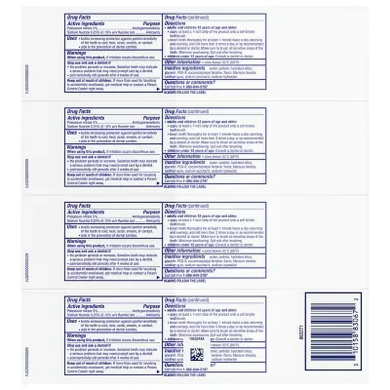 Sensodyne Pronamel Gentle Whitening Toothpaste for Sensitive Teeth, Alpine Breeze (6.5 Oz., 4Pk.) - Image 2