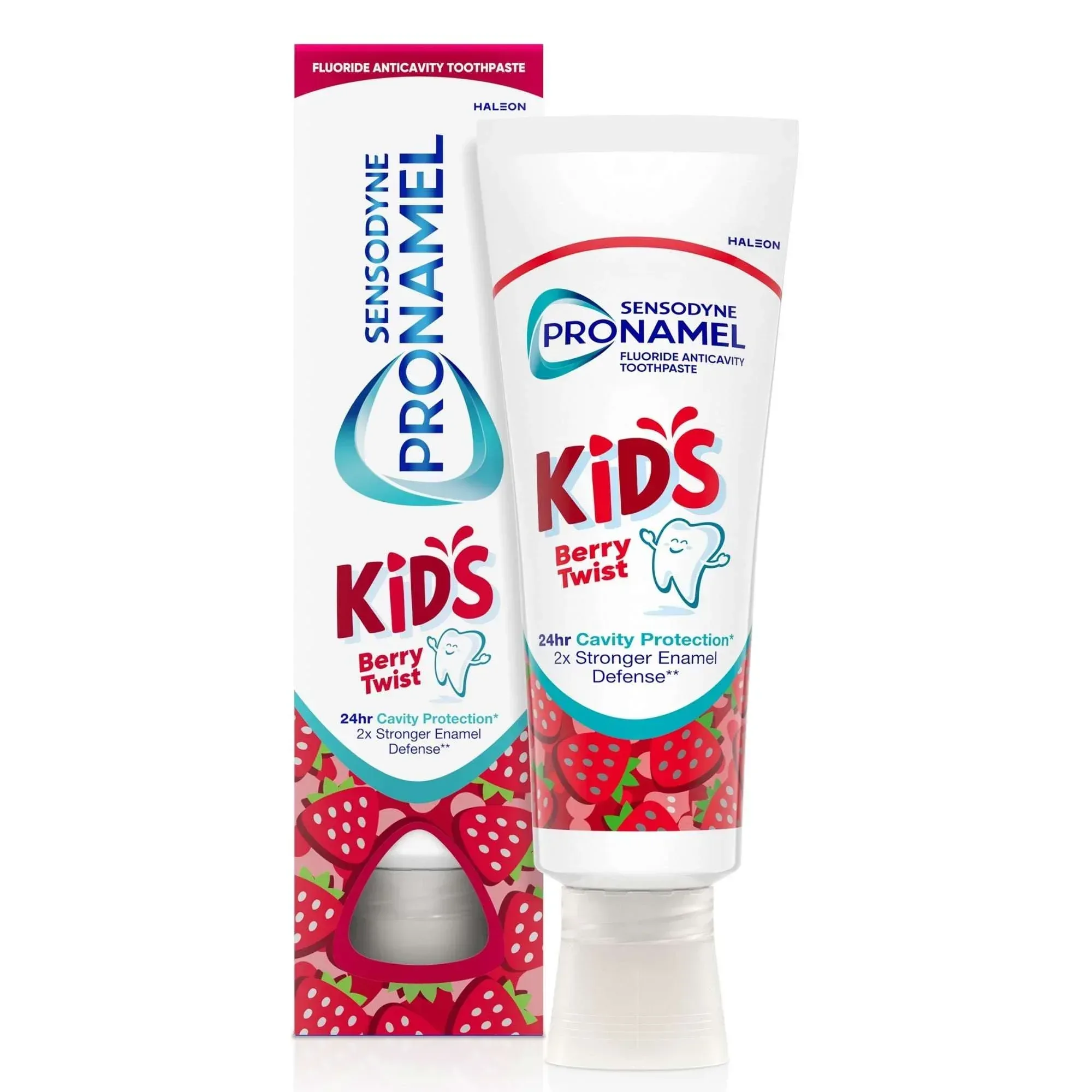 Sensodyne Pronamel Kids Toothpaste, Fluoride Anticavity Toothpaste, Cavity and Enamel Protection, for Ages 2+, Berry Twist Flavored, 4 Oz - Image 2