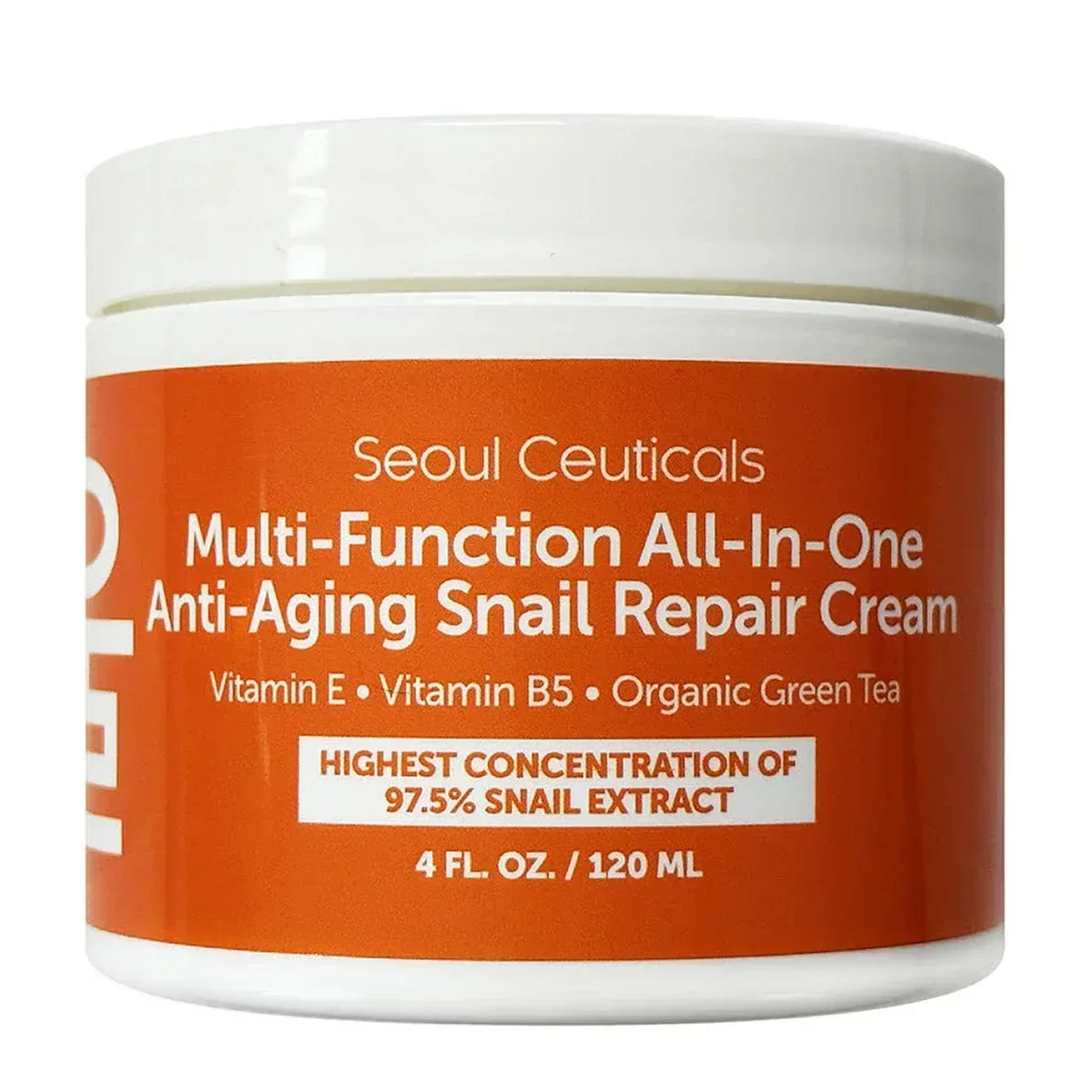 Seoul Ceuticals Multi-Functional All-in-One Anti-Aging Snail Repair Cream, 4 fl oz