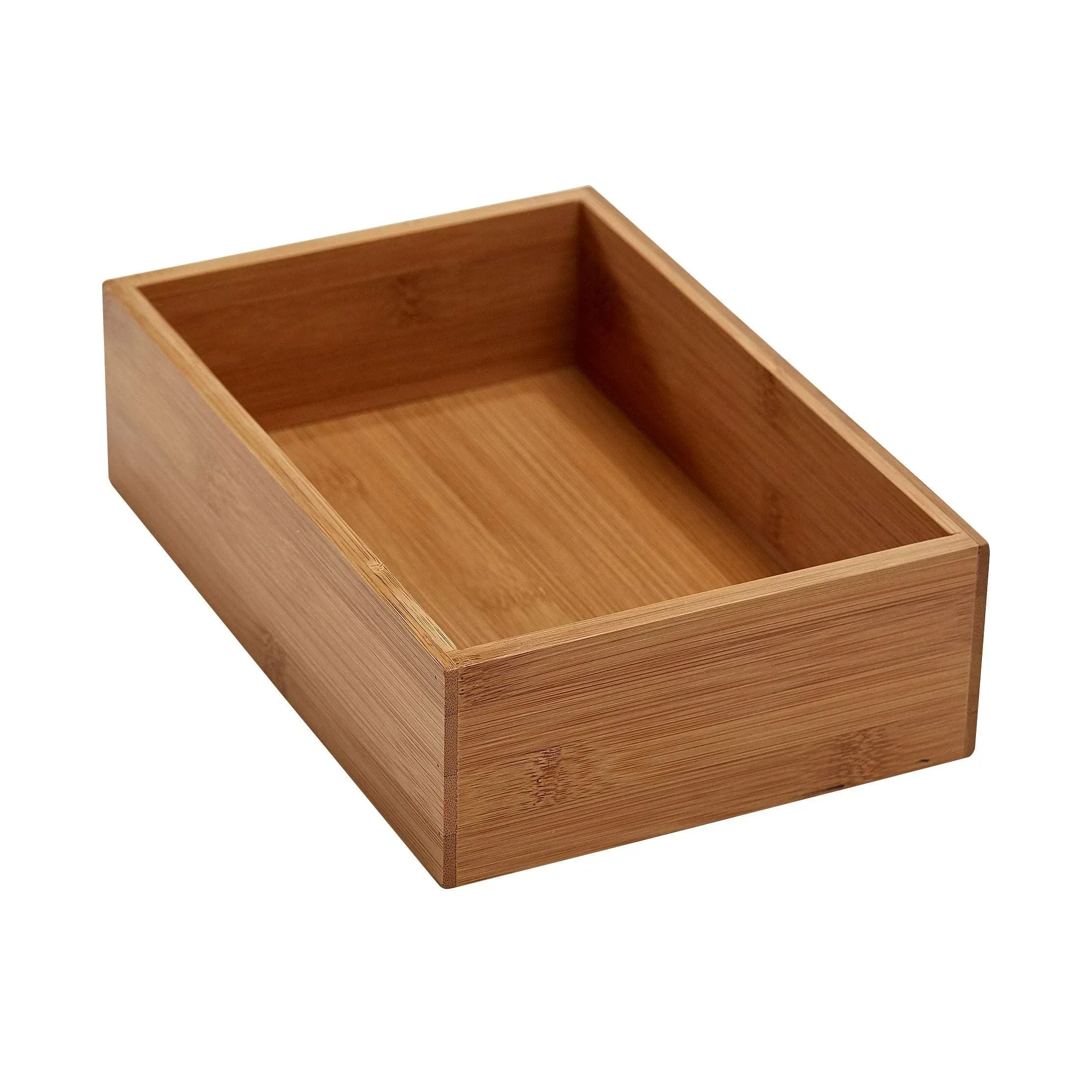 Seville Classics 10-piece Bamboo Storage Box Organizer Set - Image 3