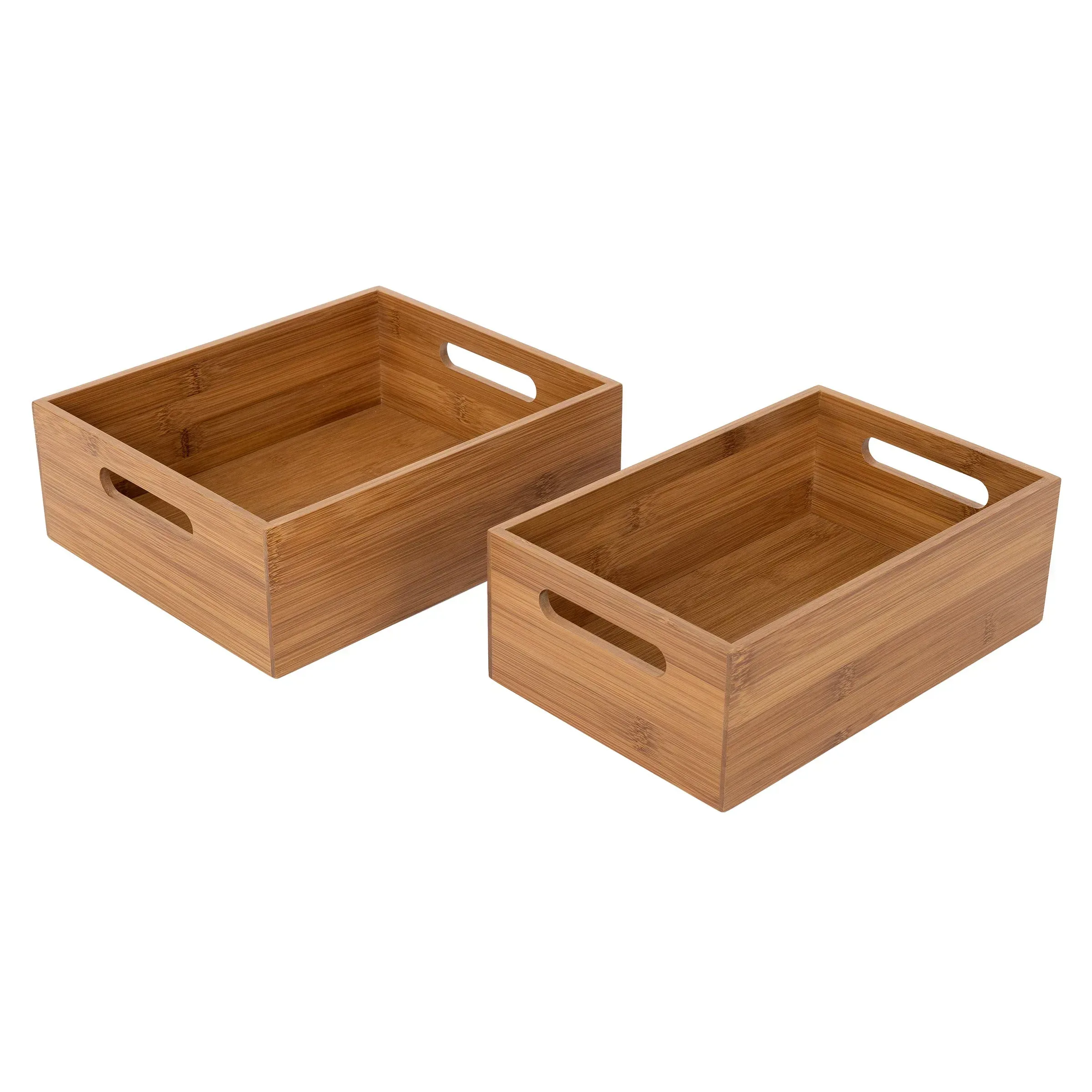 Seville Classics 9-piece Bamboo Organizer Starter Set - Image 5
