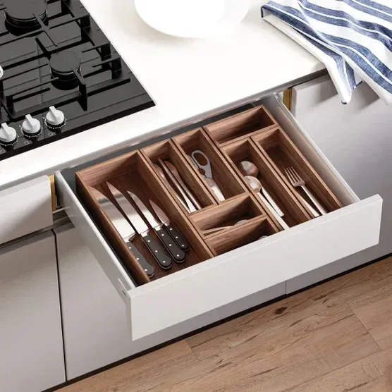 Seville Classics Acacia Box Set, 10-piece - Image 4