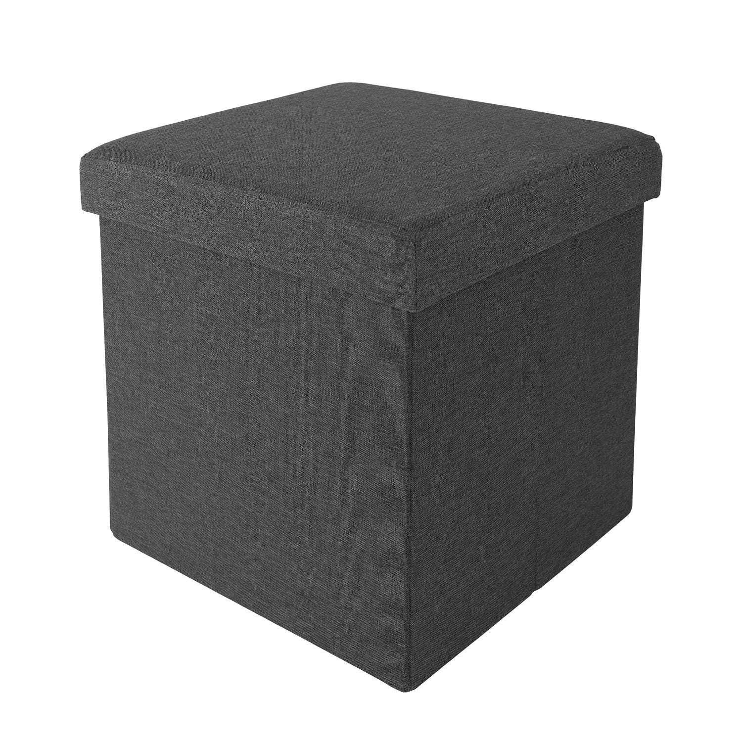Seville Classics Foldable Storage Cube/Ottoman - Image 2