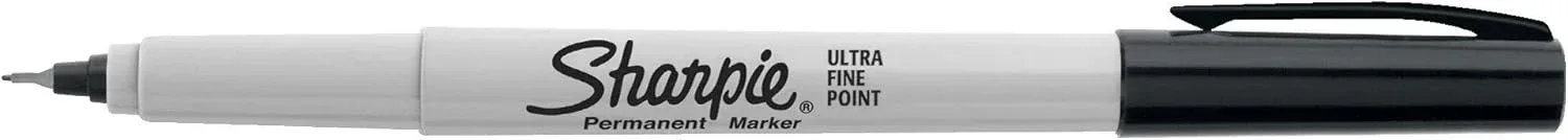 Sharpie Permanent Fine Tip Markers, Black, 24 Count - Image 3