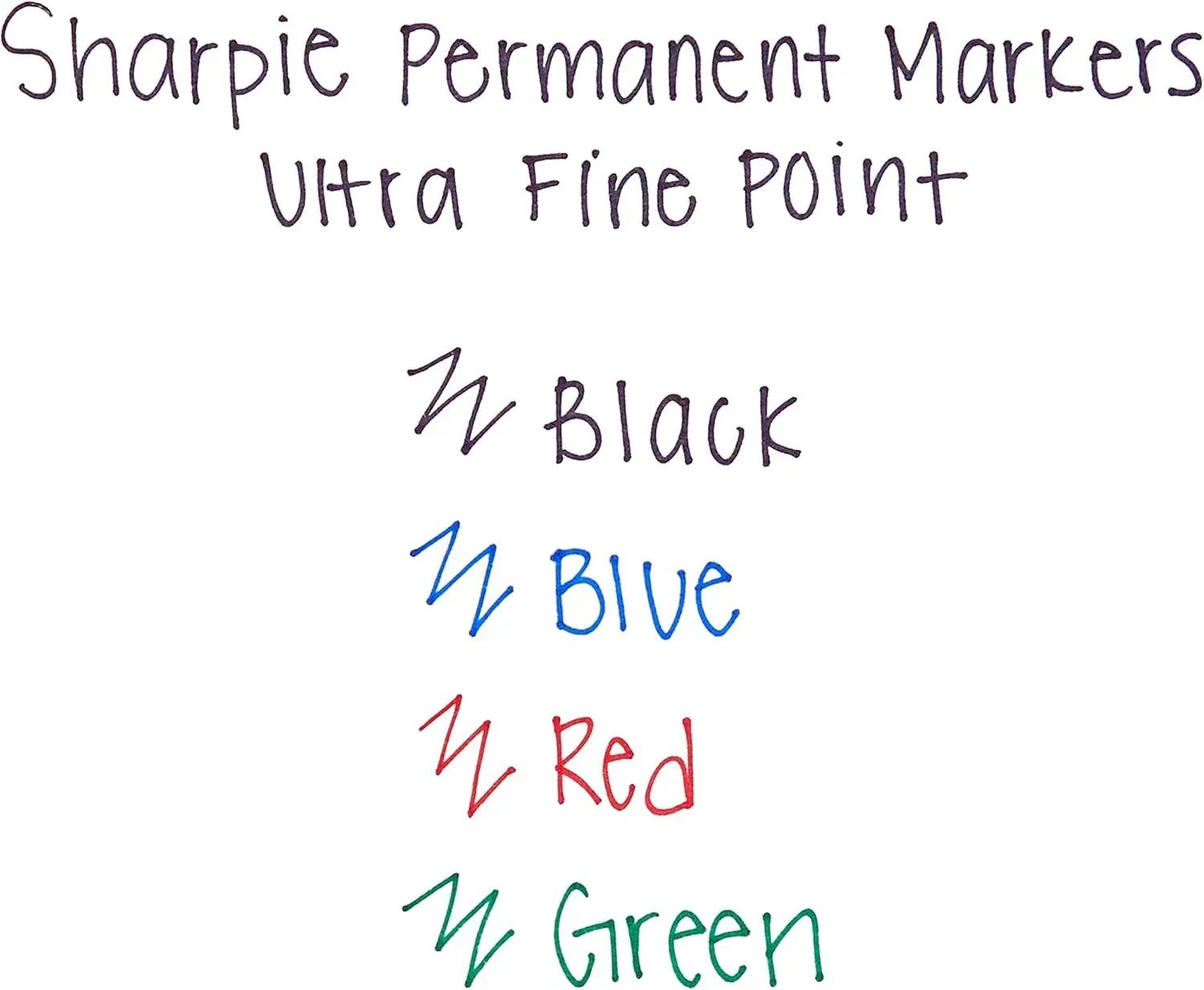 Sharpie Permanent Fine Tip Markers, Black, 24 Count - Image 5