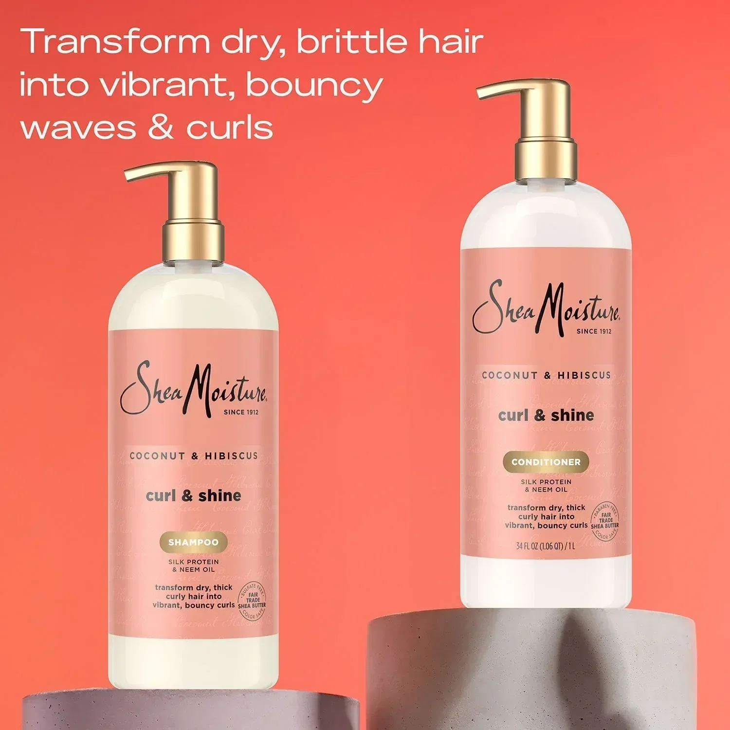 Shea Moisture Coconut Hibiscus Conditioner, 34 fl. oz. - Image 4