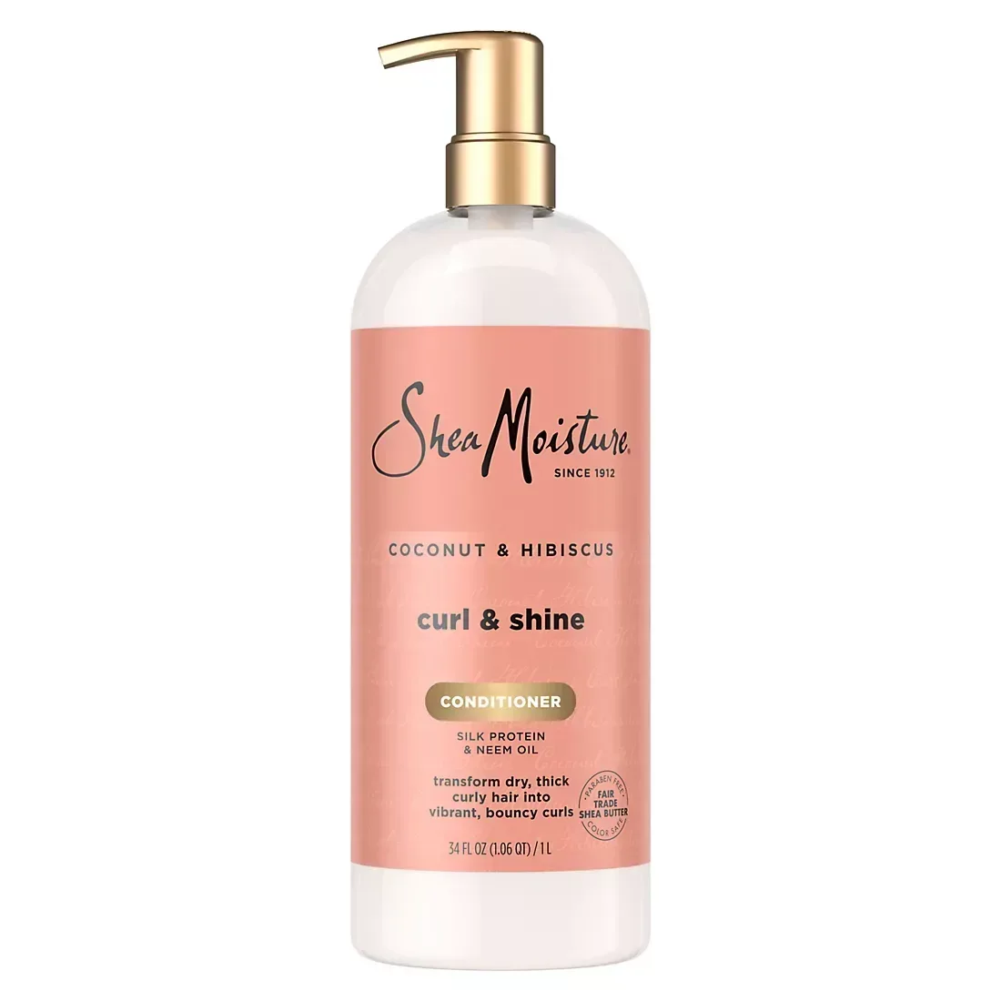 SheaMoisture Curl & Shine Conditioner Coconut & Hibiscus, 34 oz.