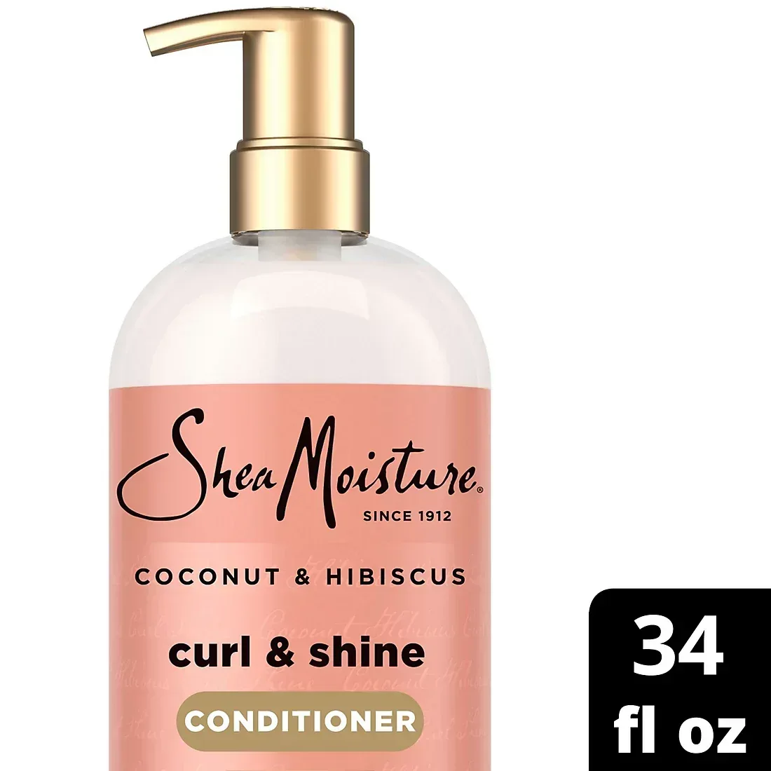 SheaMoisture Curl & Shine Conditioner Coconut & Hibiscus, 34 oz. - Image 3