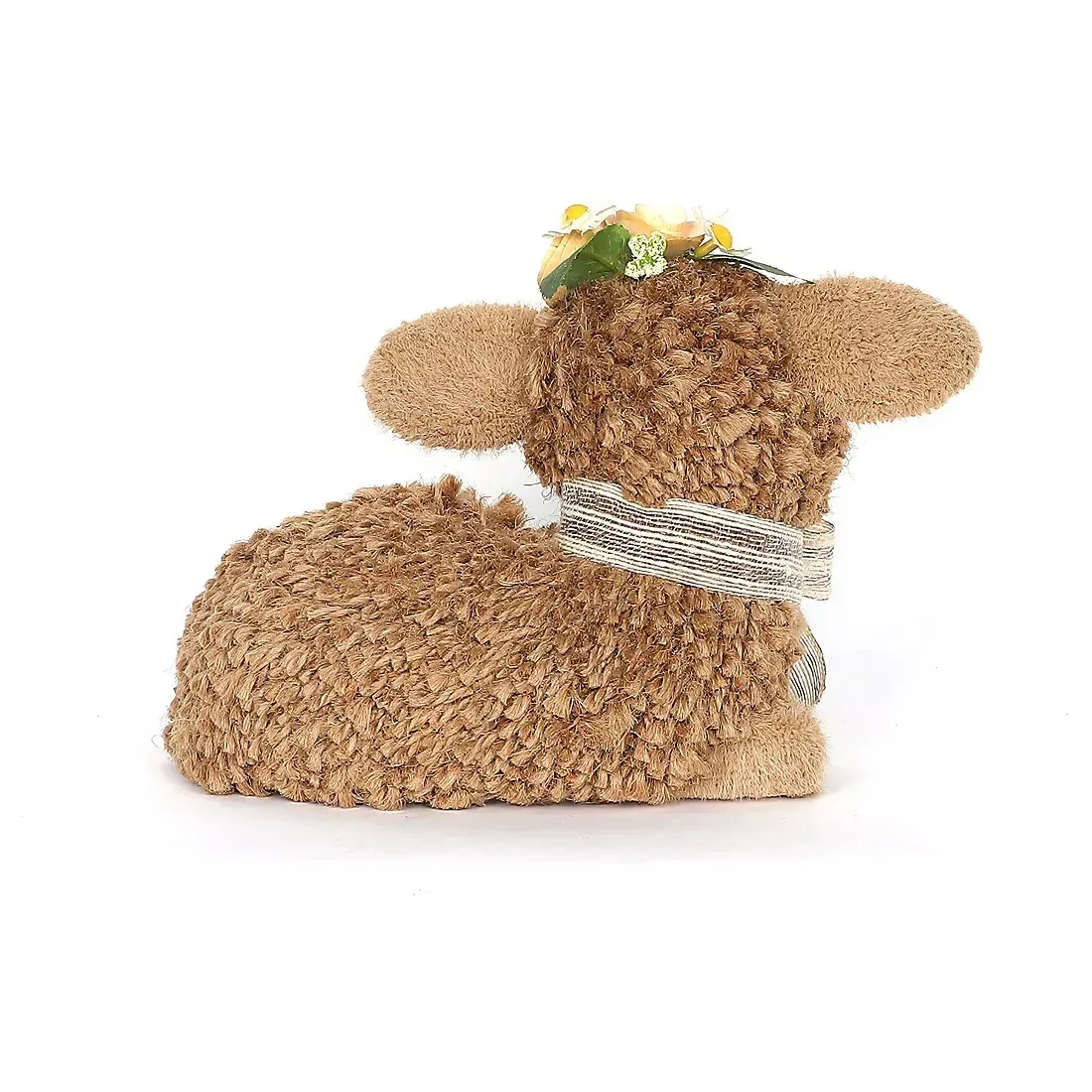 Sheep With Wood Rose Accents Set of 2 - Image 5