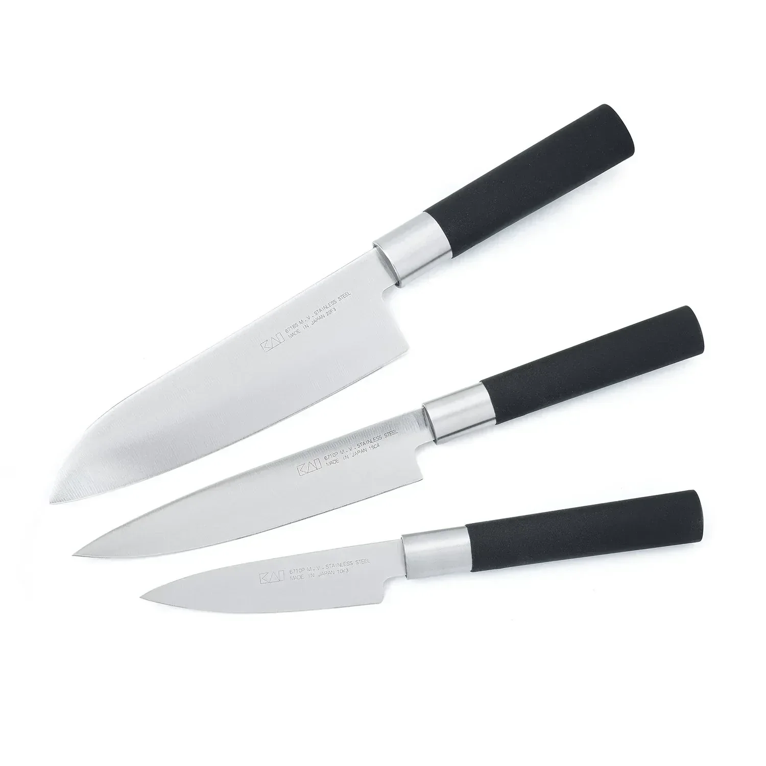 Shun & Kai Wasabi Knife Set - Image 3