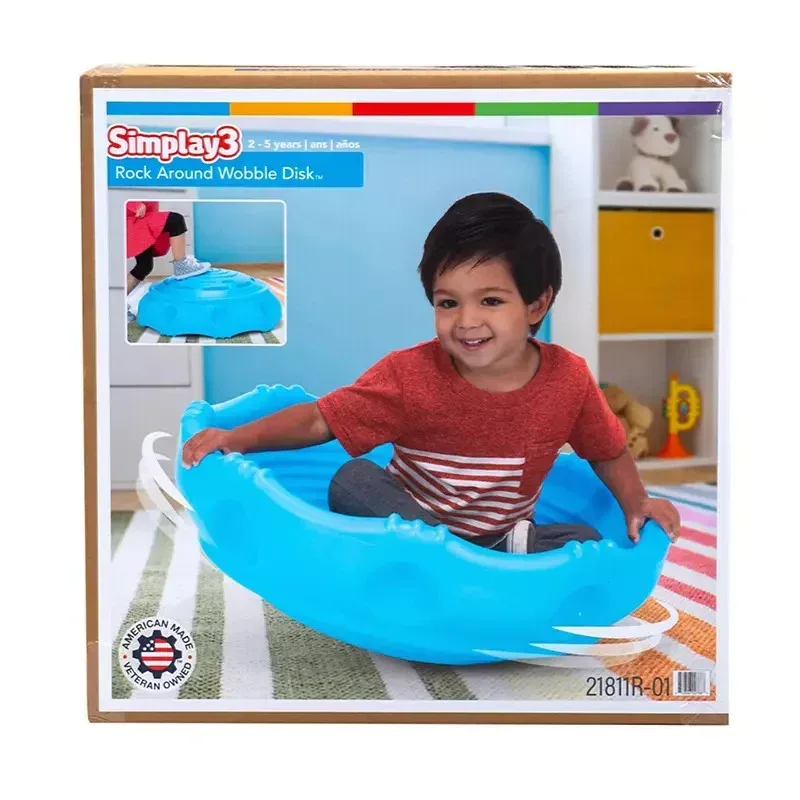 Simplay3 Two Sided Rock Around Wobble Disk and Climbing Dome