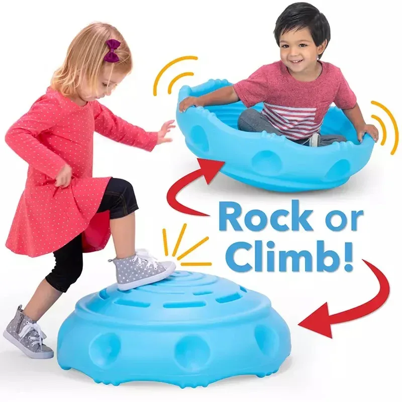 Simplay3 Two Sided Rock Around Wobble Disk and Climbing Dome - Image 6