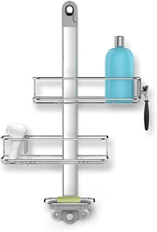 simplehuman Adjustable and Extendable Shower Caddy , Stainless Steel and Anodized Aluminum - Image 8