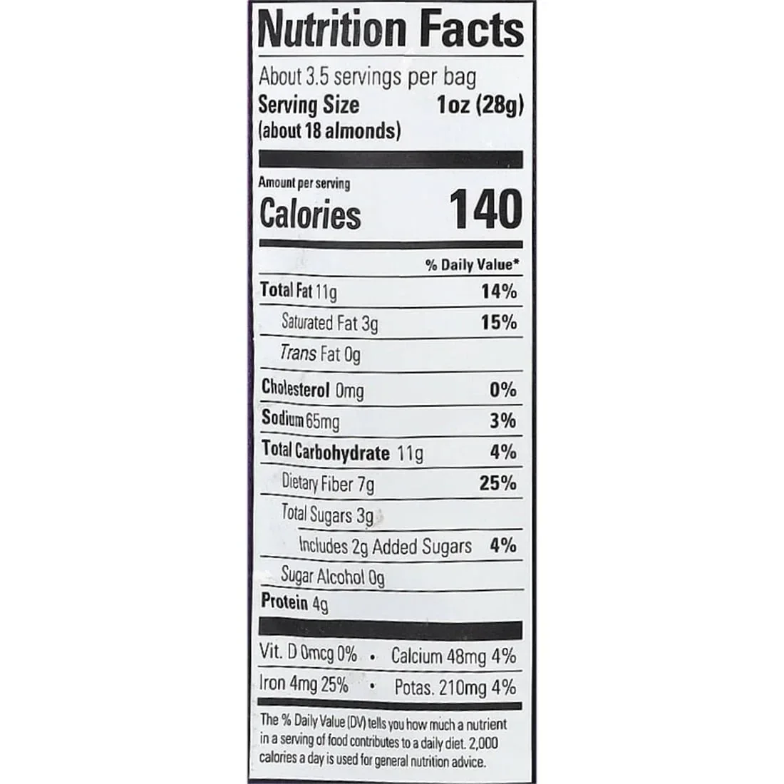 SKINNYDIPPED SuperDark + Sea Salt Chocolate Covered Almonds, 3.5 Ounce Resealable Bag, 1 Count Super Dark + Sea Salt 3.5 Ounce (Pack of 1) - Image 3