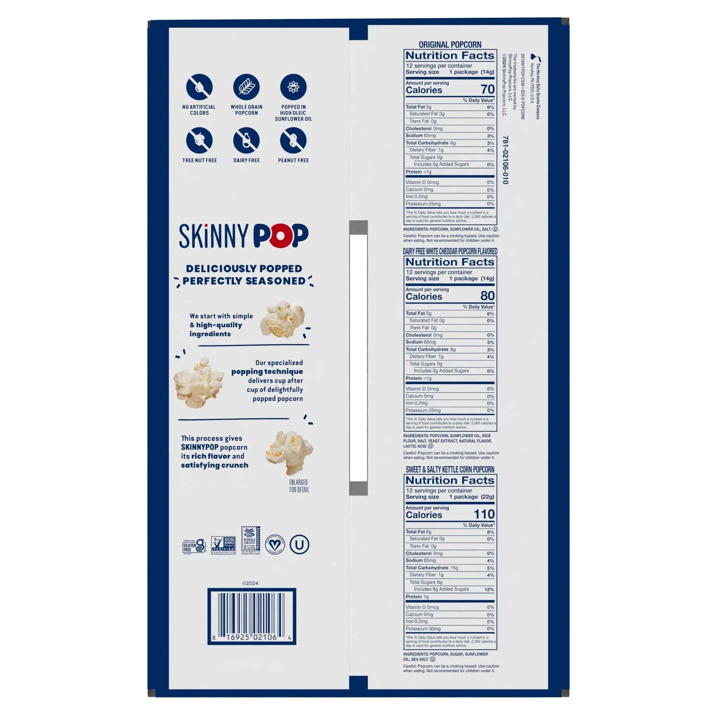 SkinnyPop Popcorn, Variety, 36-count - Image 2
