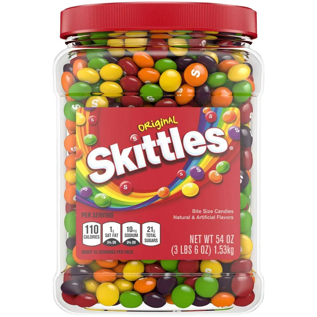 Skittles Bite Size Candies, Original, 54 oz - Image 2