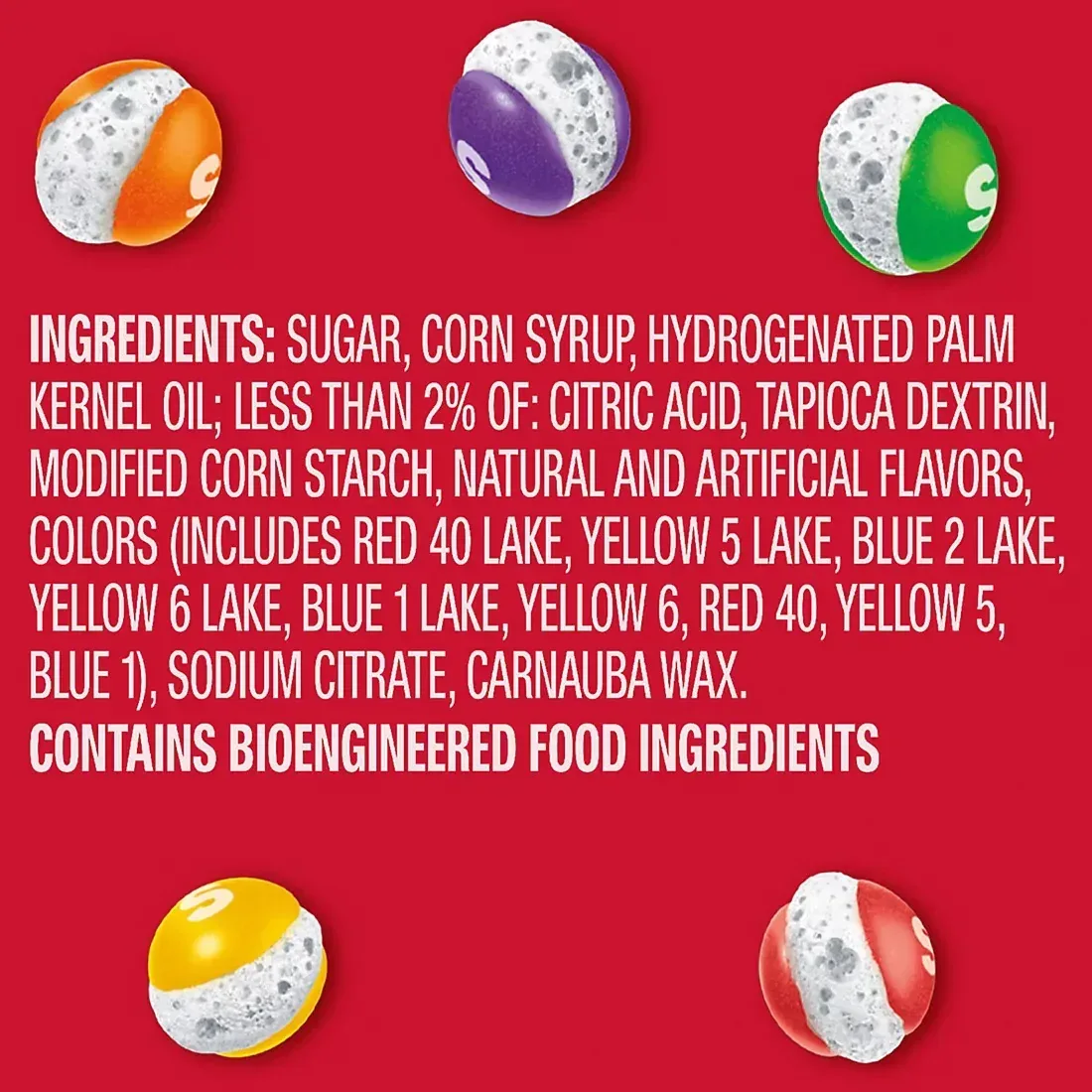 Skittles Pop'd Originals Freeze Dried Candy, Resealable Bag, 2 pk./5.5 oz. - Image 2