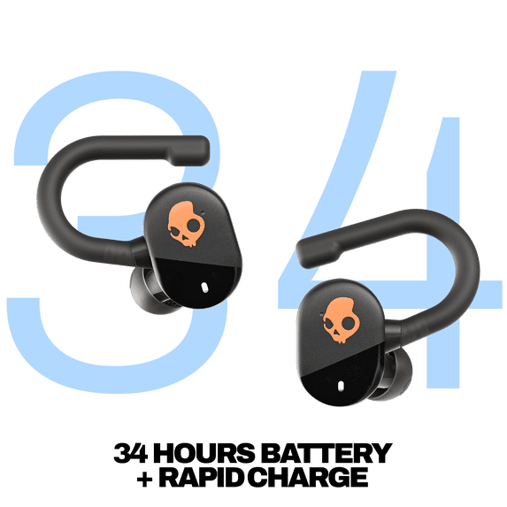 Skullcandy Push Play Active XT True Wireless Inner Ear Earbuds, Black - Image 3