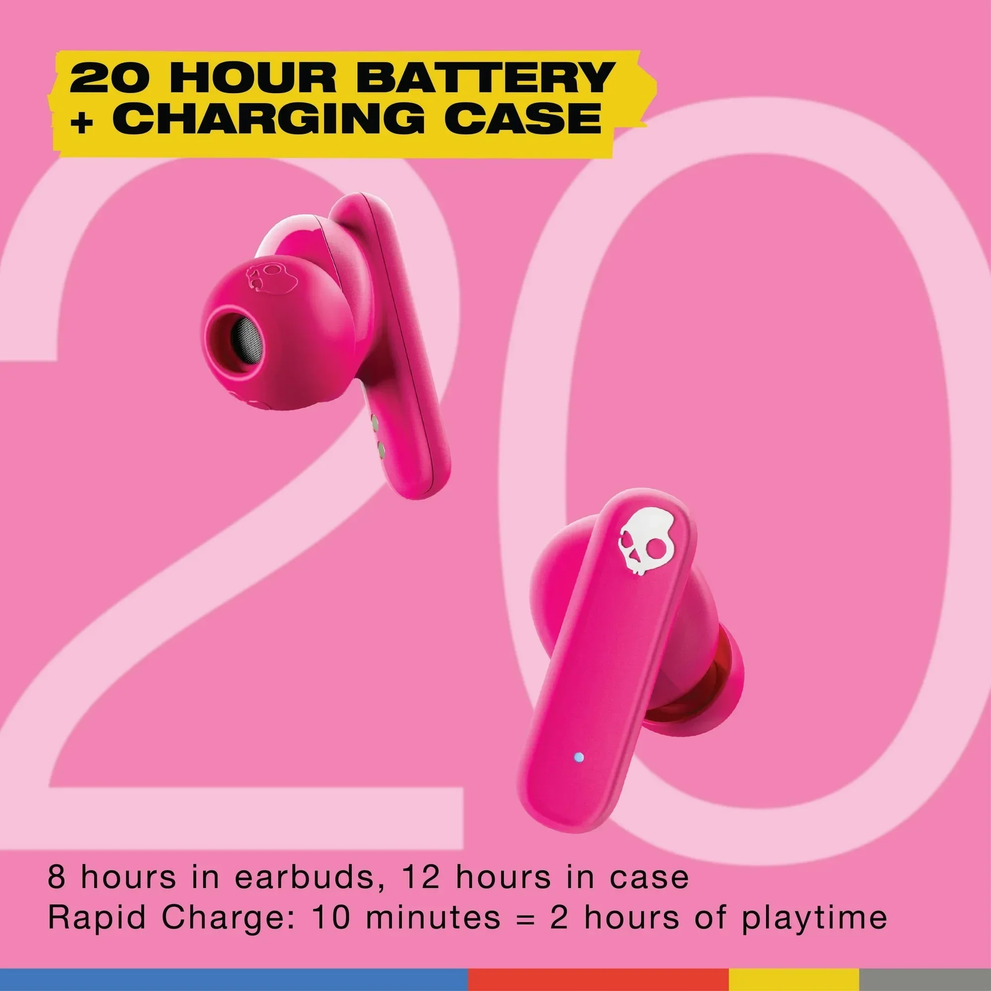 Skullcandy Smokin' Buds XT True Wireless in-Ear Earbuds - Image 33