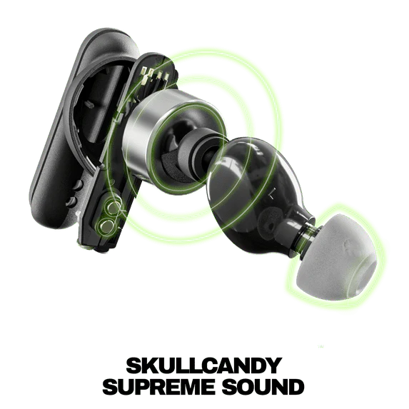 Skullcandy Smokin' Buds XT True Wireless in-Ear Earbuds, Black - Image 4