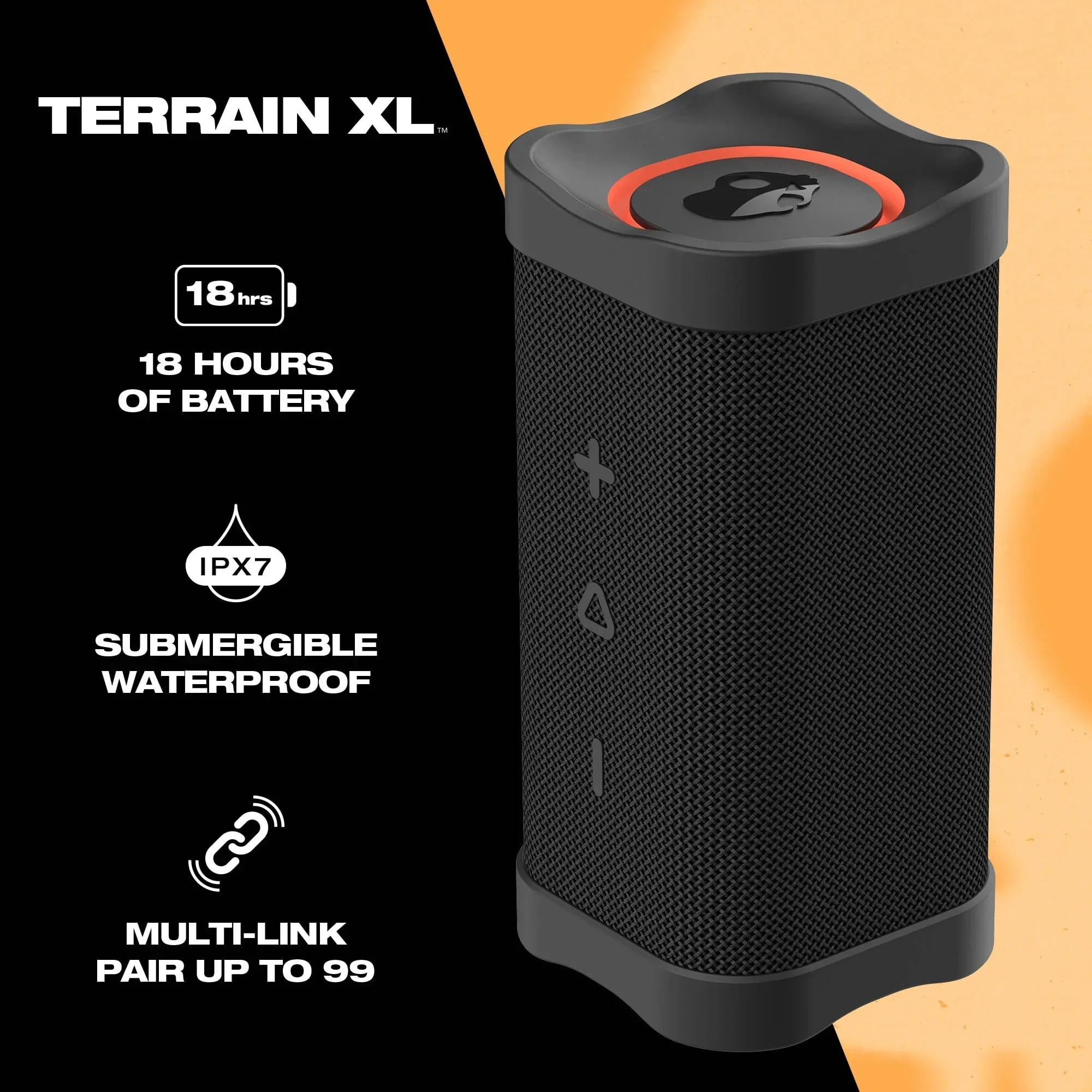 Skullcandy Terrain Large XT Compact Tough Wireless Speaker - Image 2