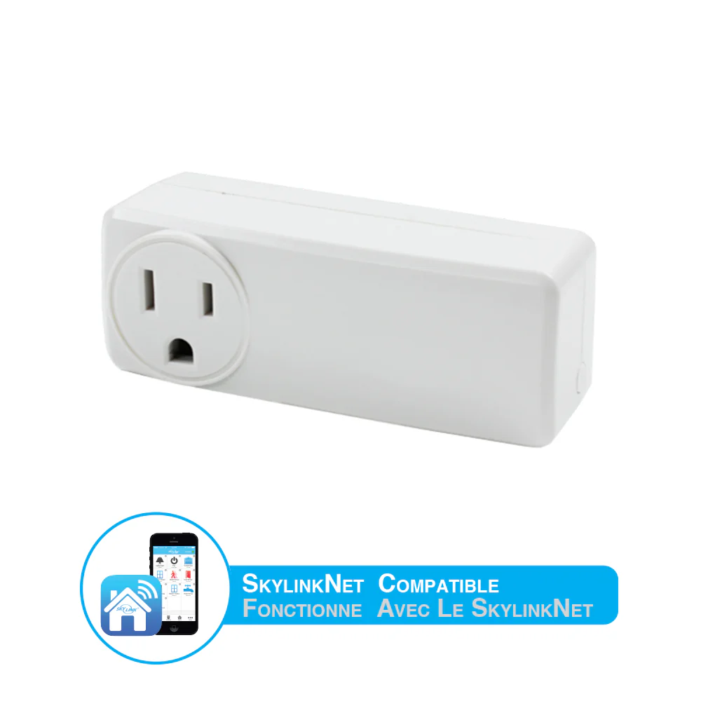 Skylink PM-318-2 Smart Plug-in ON/Off Remote Controllable Receiver for Wireless Home Automation Lighting Appliance Electronics Control, SkylinkNet Compatible - Image 2