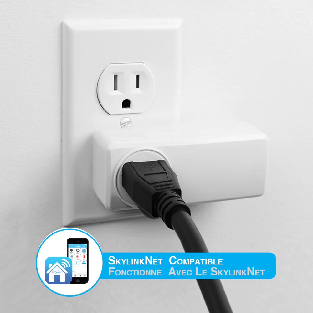 Skylink PM-318-2 Smart Plug-in ON/Off Remote Controllable Receiver for Wireless Home Automation Lighting Appliance Electronics Control, SkylinkNet Compatible - Image 5