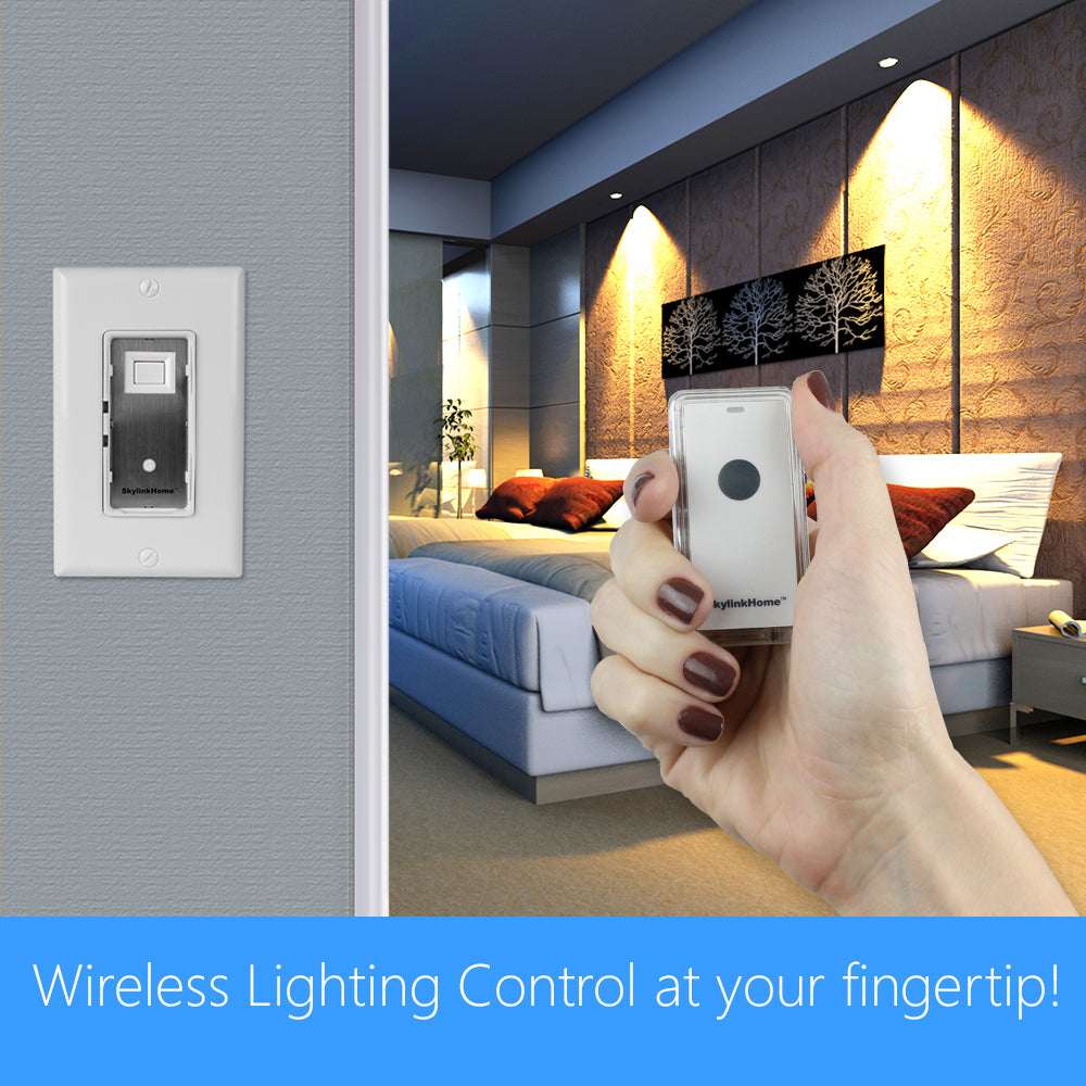 SkylinkHome Wall Switch with Snap-On Remote (WE-318) - Image 6