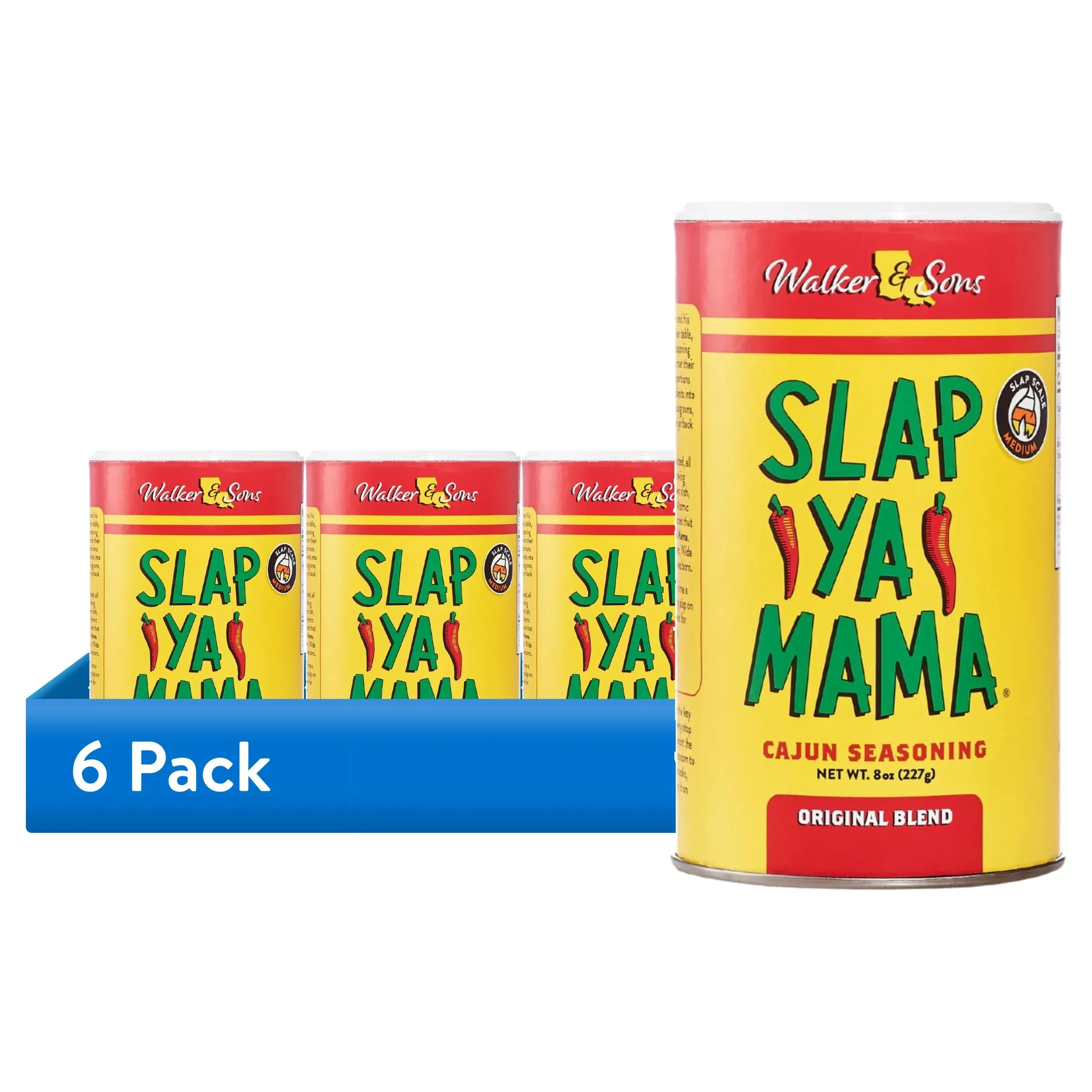 Slap Ya Mama Original Blend Cajun Seasoning, 8 oz Canister – Bold Louisiana-Style Spice for Everyday Cooking - Image 2