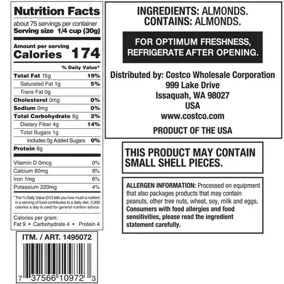 Sliced Almonds, 5 lbs - Image 2