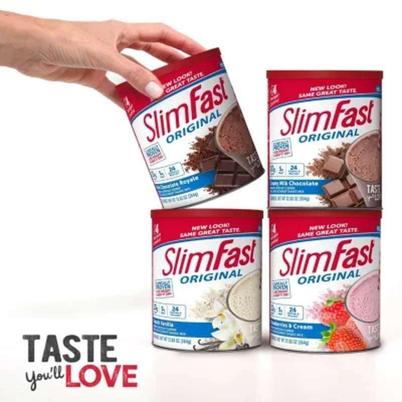 SlimFast Chocolate Protein Shake Mix, Rich Chocolate Royale, 31.18 oz, 34 Servings - Image 3