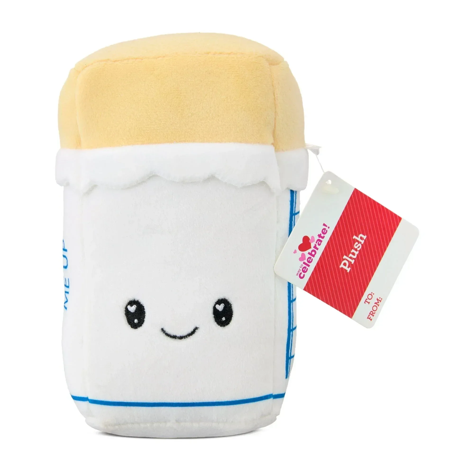 Small Butter Plush, White and Yellow, 7", Valentine's Day by Way To Celebrate - Image 3