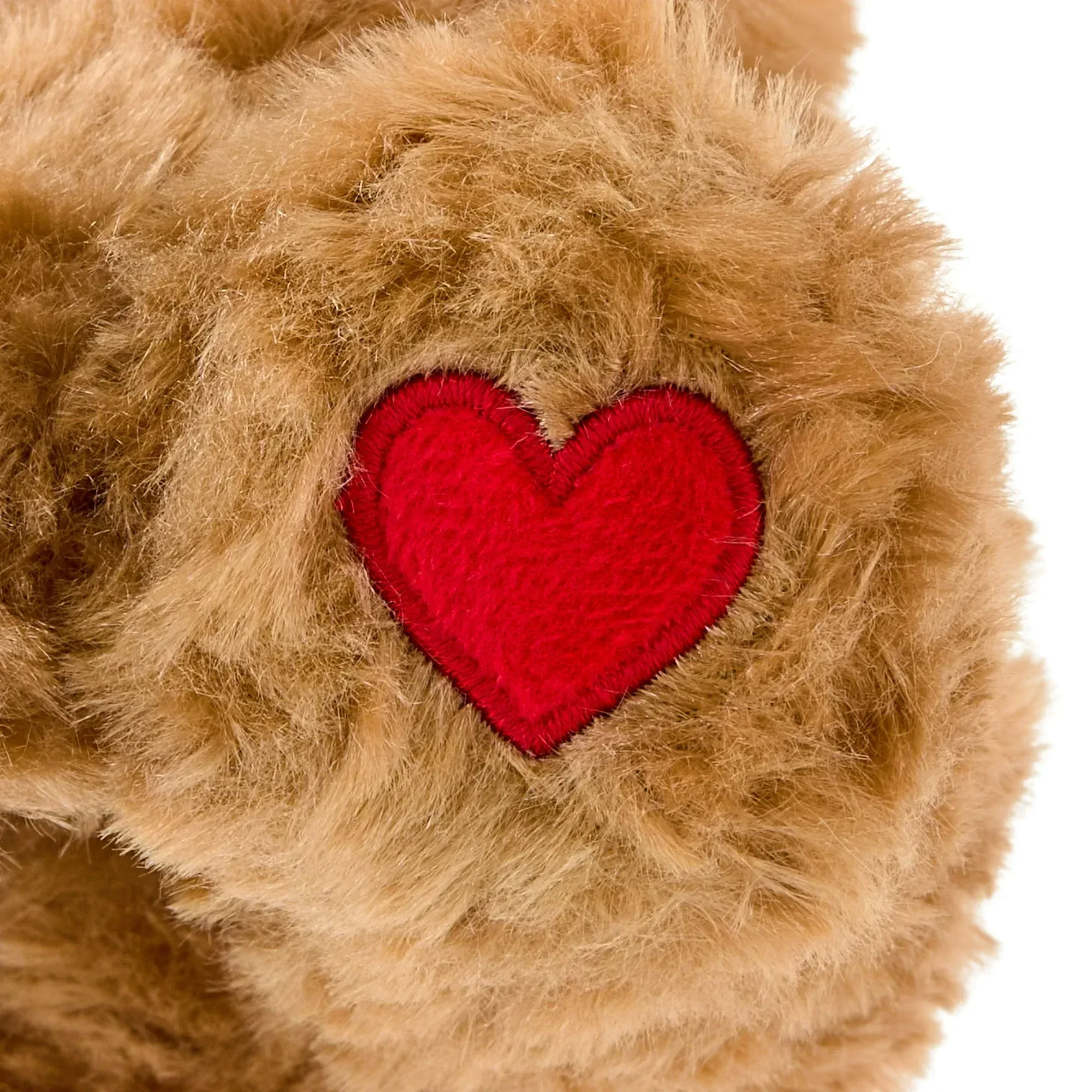 Small Sitting Doodle Dog Plush, Brown, 7", Valentine's Day by Way To Celebrate - Image 3