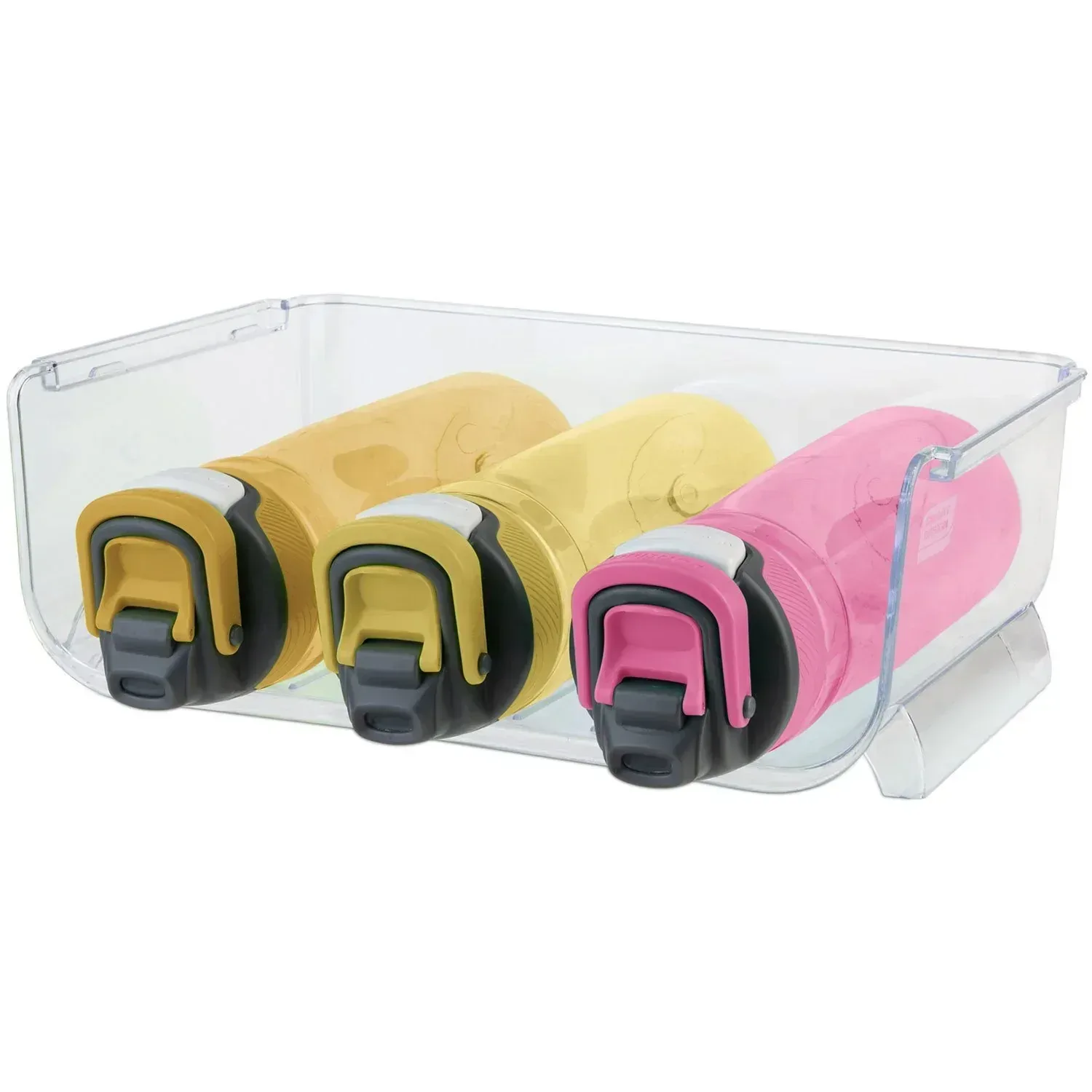 Smart Design 2-Pack Clear Stackable Bottle Organizer - Image 2