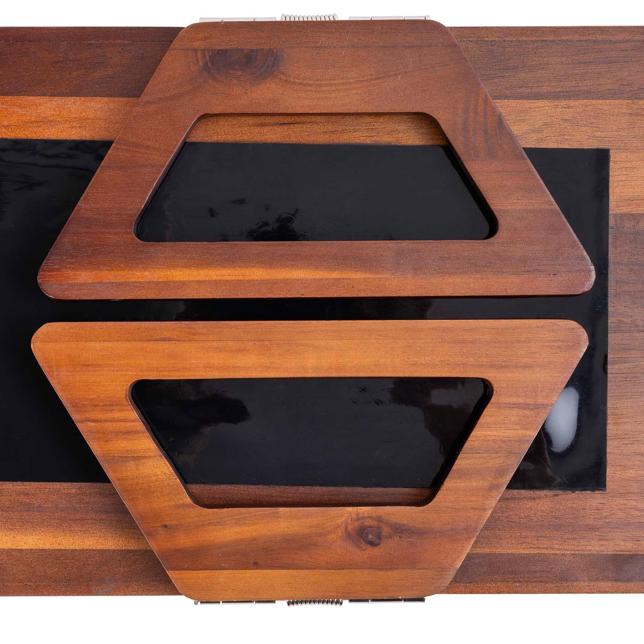 Smart Design Acacia Armrest Tray - Image 2