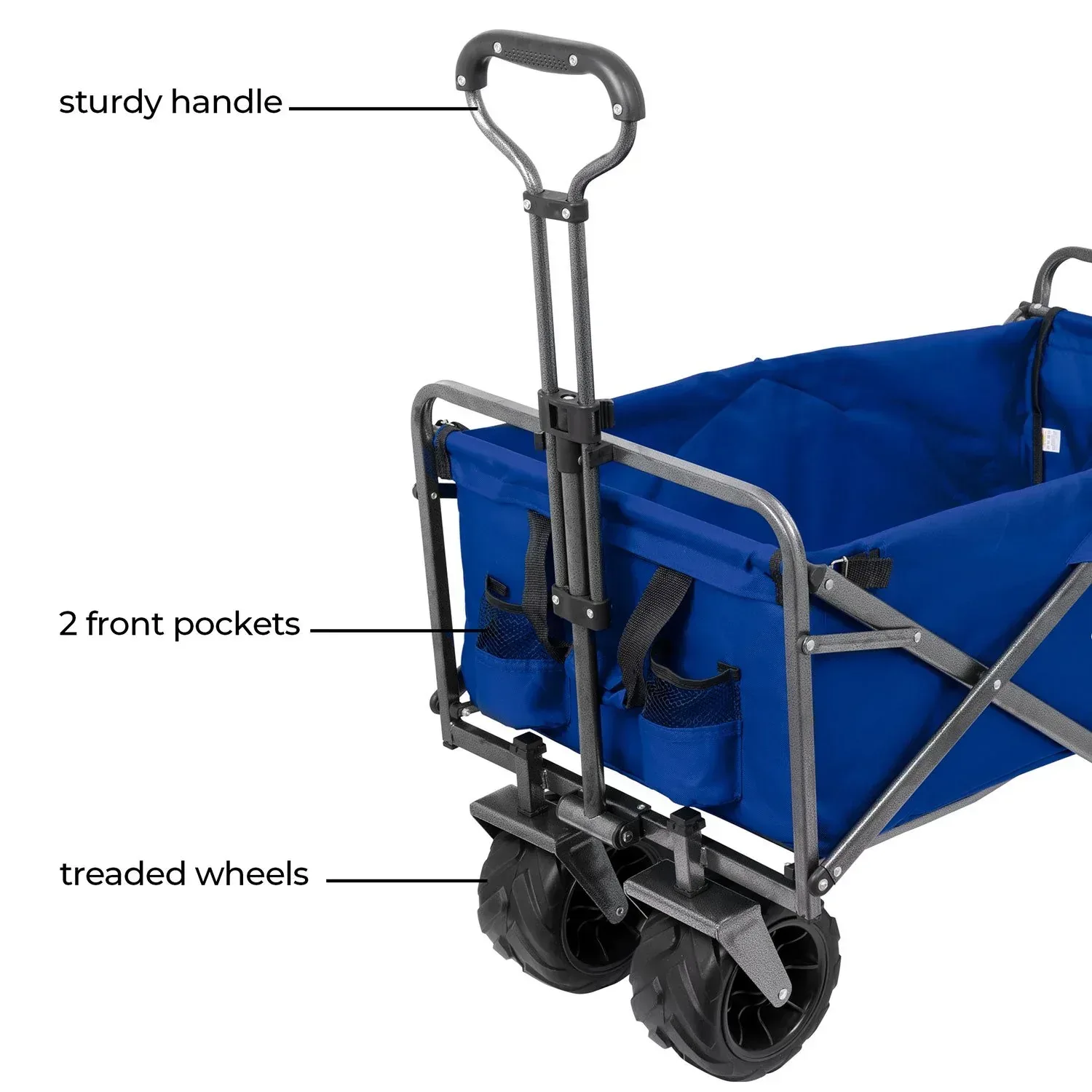 Smart Design NCAA Heavy-Duty Collapsible Sports Wagon - Image 4