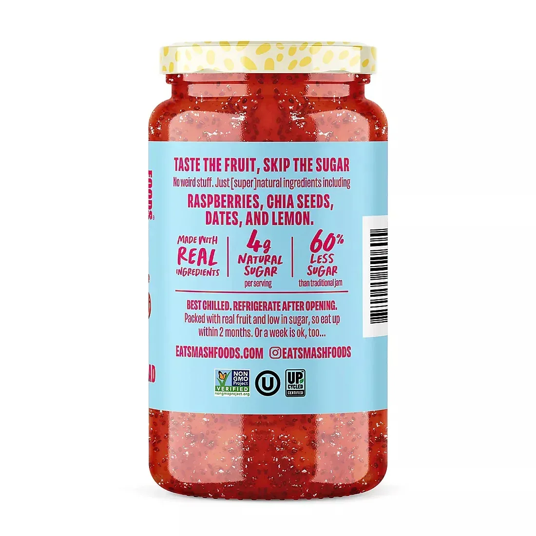 Smash Foods Raspberry Superfood Fruit Spread, 26 oz. - Image 3
