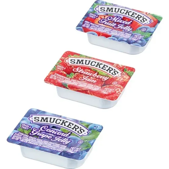 Smucker's Assorted Jam & Jelly Cups, 0.5 oz, 200-count - Image 3