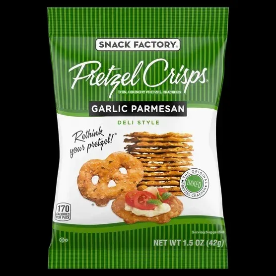 Snack Factory Pretzel Crisps, Variety Pack, 1.5 oz, 24-count - Image 4