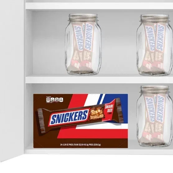 Snickers Chocolate Candy Bars, Share Size, 3.29 oz, 24 count - Image 7